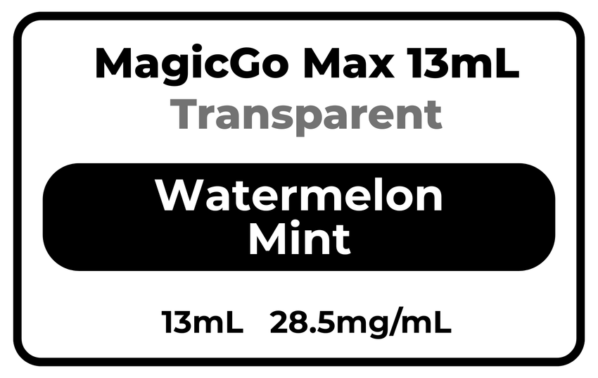 RELX MagicGo Max 13mL Transparent Watermelon Mint 28.5mg/mL