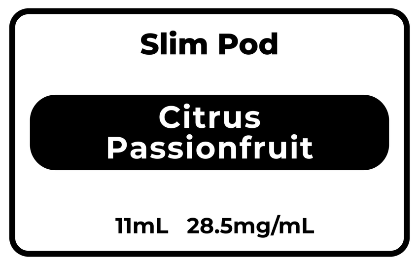 RELX-Slim Pod-Citrus Passionfruit-28.5mg/mL Single Pod