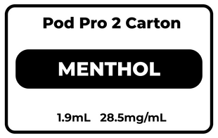Pod Pro 2 CARTON MENTHOL 28.5mg/mL