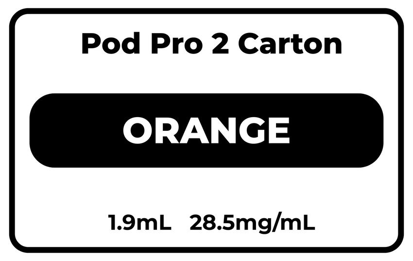 Pod Pro 2 CARTON ORANGE 28.5mg/mL