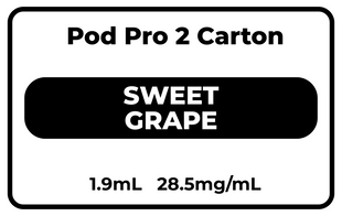 INFINITY2 CARTON SWEET GRAPE 28.5mg/mL