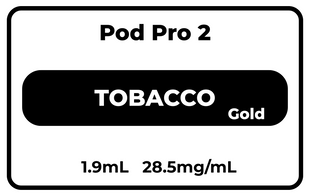 Pod Pro 2 Tobacco(Gold) 28.5mg/mL