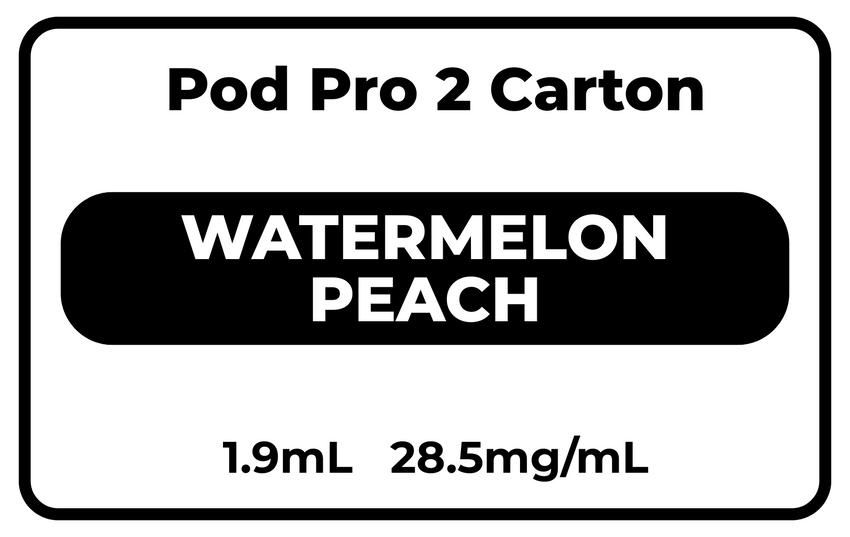 Pod Pro 2 CARTON Watermelon Peach 28.5mg/mL