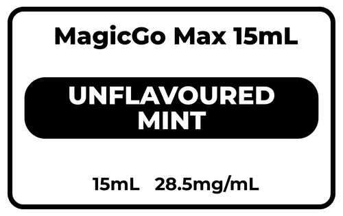 RELX MagicGo Max 15mL Unflavoured Mint 28.5mg/mL Single 15mL