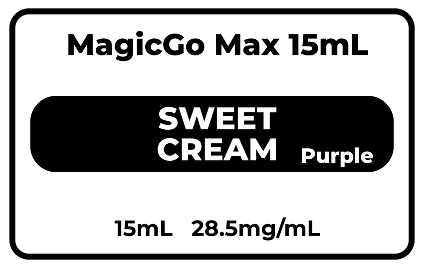 RELX MagicGo Max 15mL Sweet Cream 28.5mg/mL Single 15mL