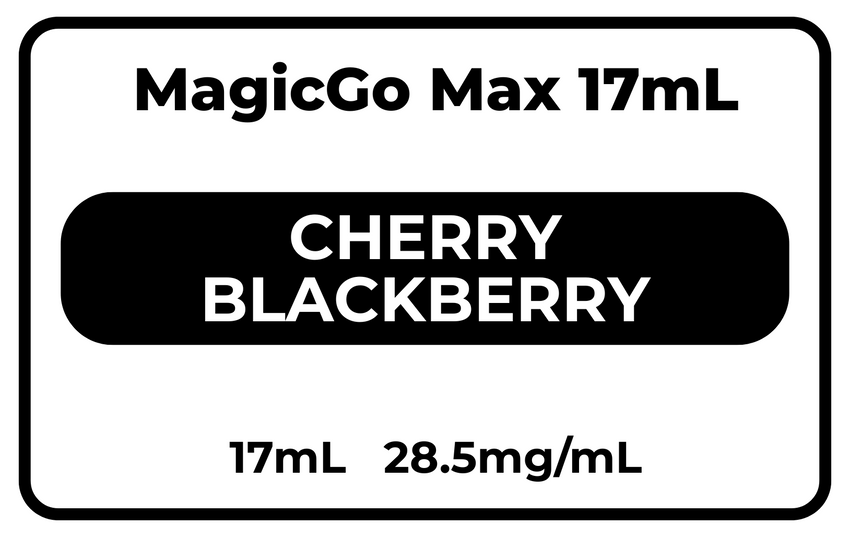 MagicGo MAX Cherry Blackberry  17mL 28.5mg/mL