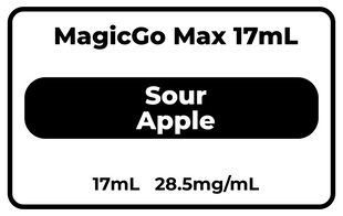 MagicGo MAX Sour Apple 17mL 28.5mg/mL