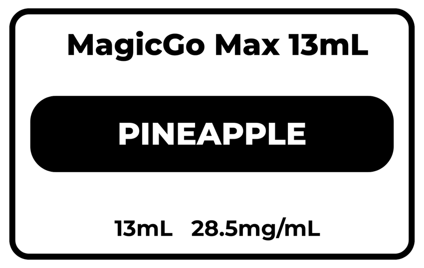 RELX MagicGo Max 13mL MAX Pineapple 28.5mg/mL