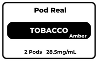 Pod Real Tobacco (Amber) 28.5mg/mL