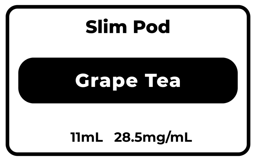 RELX-Slim Pod-Grape Tea-28.5mg/mL Single Pod
