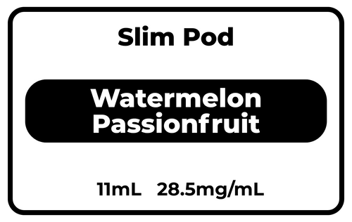 RELX-Slim Pod-Watermelon Passionfruit-28.5mg/mL Single Pod
