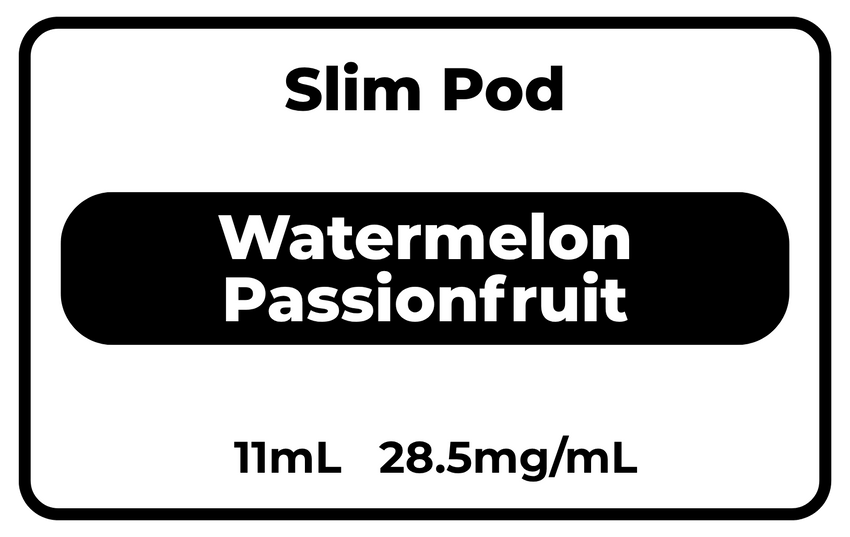RELX-Slim Pod-Watermelon Passionfruit-28.5mg/mL Single Pod