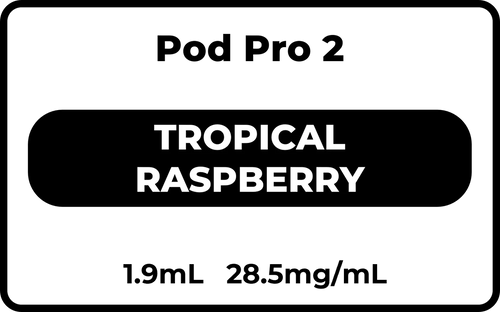 Pod Pro 2 Tropical Raspberry 28.5mg/mL (NEW)